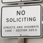 No Soliciting