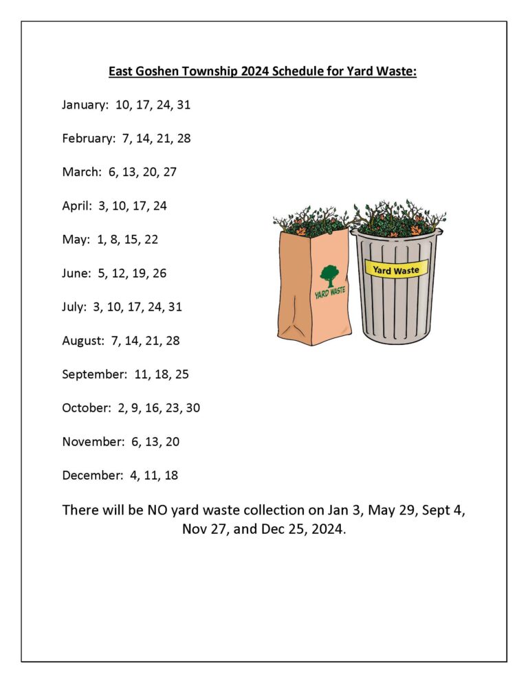 Yard Waste East Goshen Township